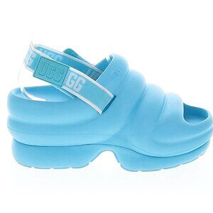 UGG Aww Yeah Blue Platform Slide Sandals Y2K Baby Spice Girls Vibes 9